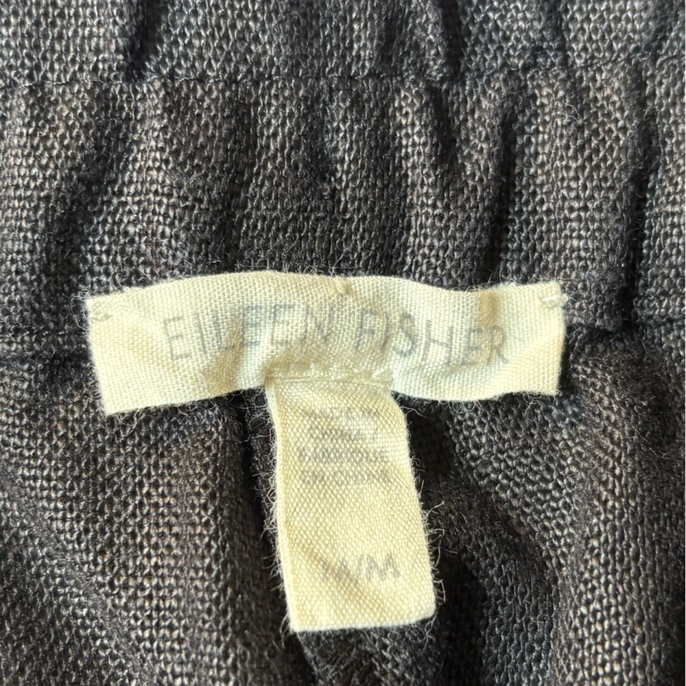 Eileen Fisher Black Pull On Shorts - Picture 2 of 11